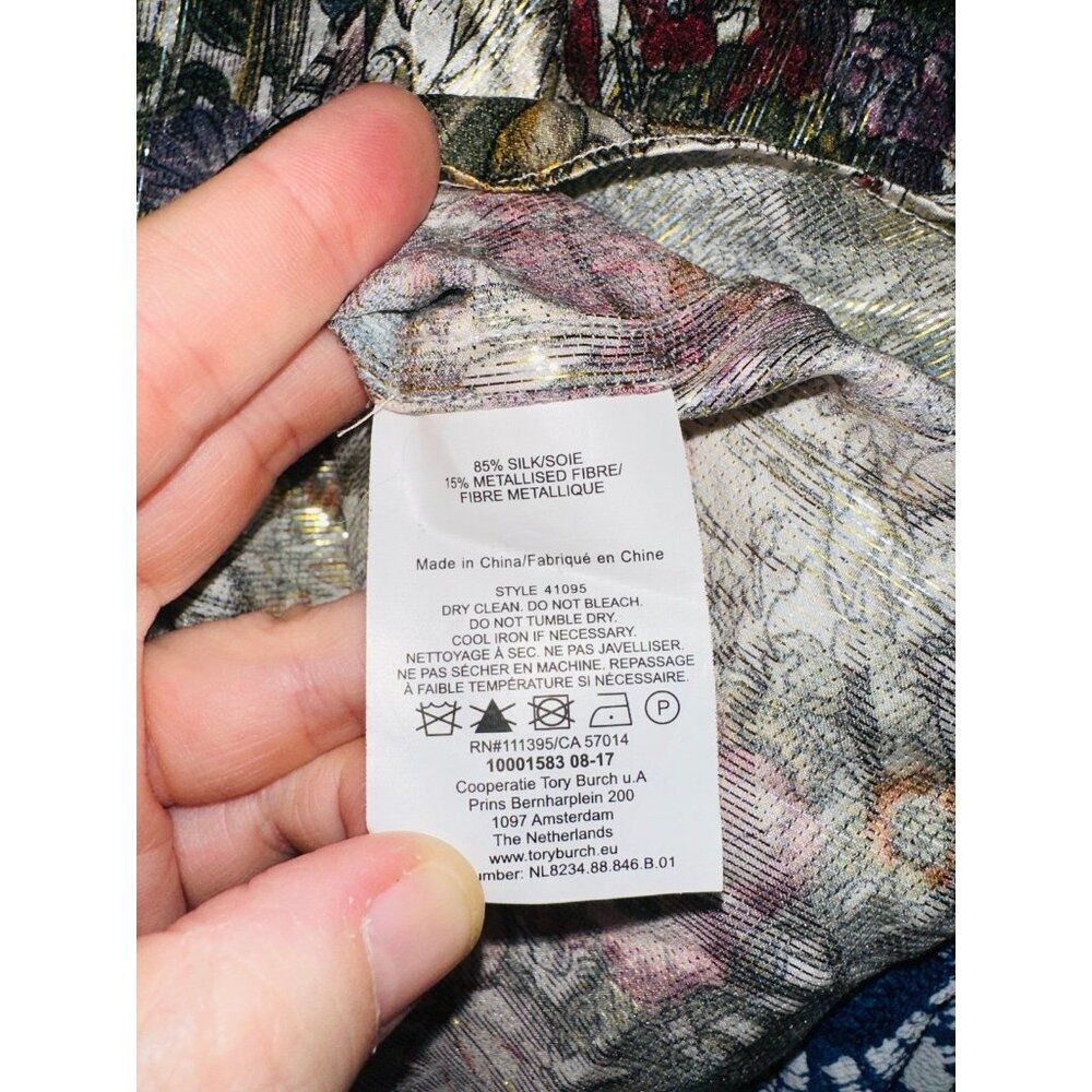 Tory Burch Floral Print Tunic - Multicolor - Picture 9 of 9